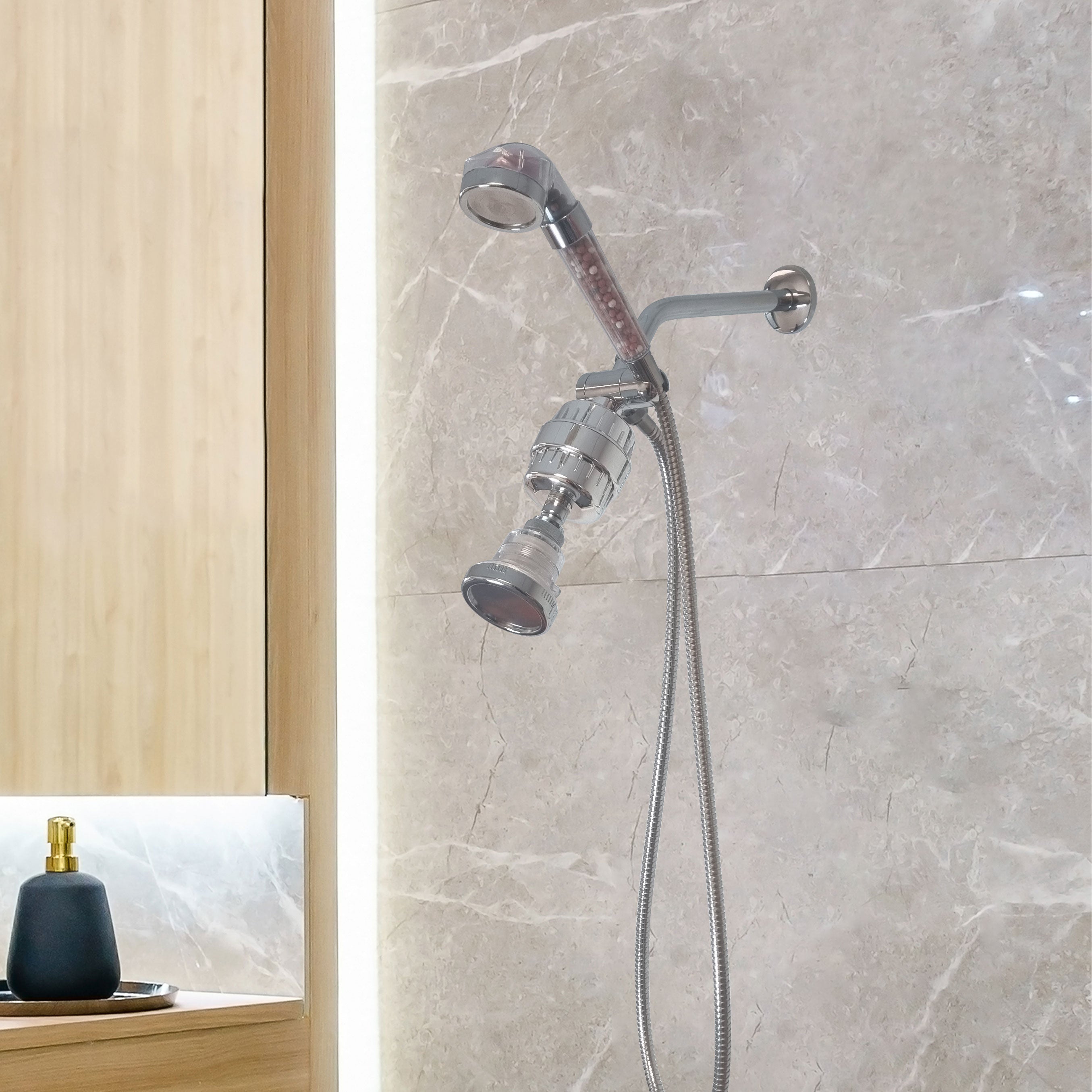 MineralStream™ LED Ionic Shower Head