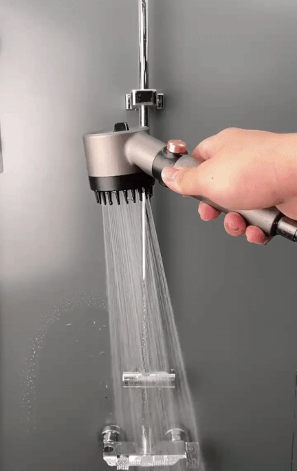 SHOWER HEAD + 2x Hose +2x Wall Mount + Teflon Tape