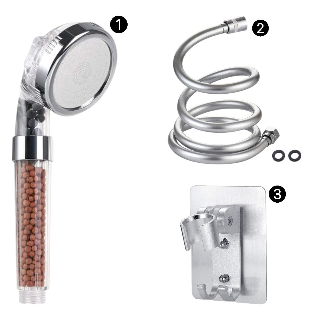 Eco-Friendly Showerhead Shower Essential Kit
