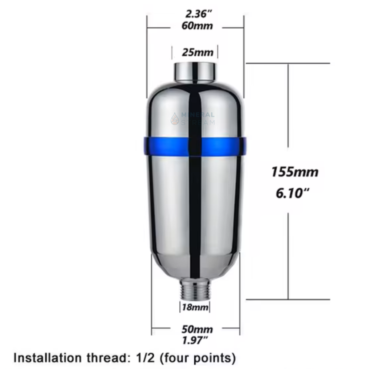 Advanced Shower Filter for Hard Water